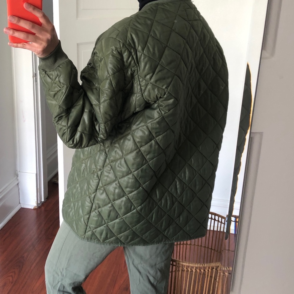 Vintage Quilted Army Puff Liner Jacket - Picture 4 of 6